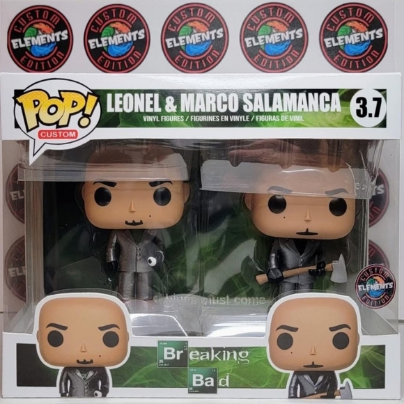 Two Custom Made Funko Pops and A 2 Pack Box - Picture 5 of 6